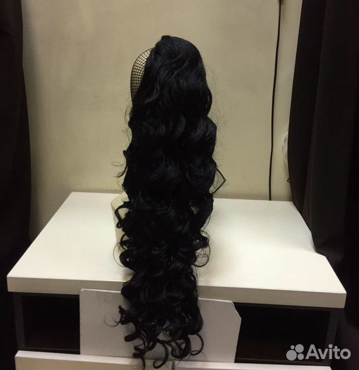 Хвост шиньон из искусственных волос