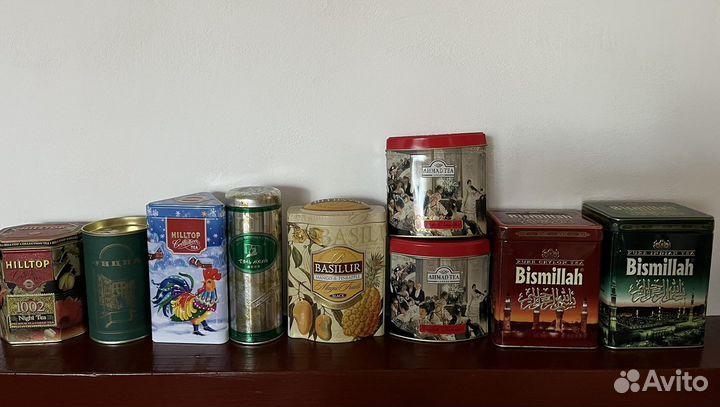 Жестяная банка от чая