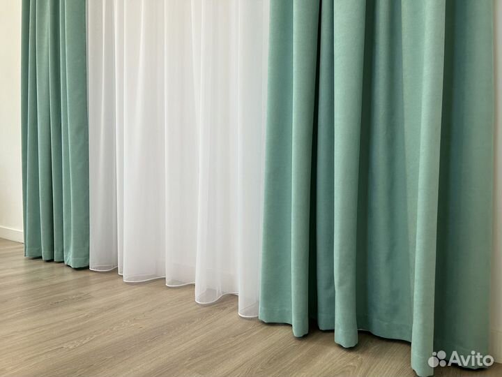 Шторы портьеры, канвас