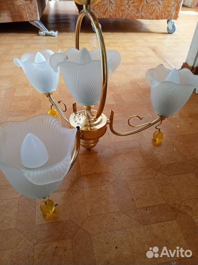 Люстра потолочная бу