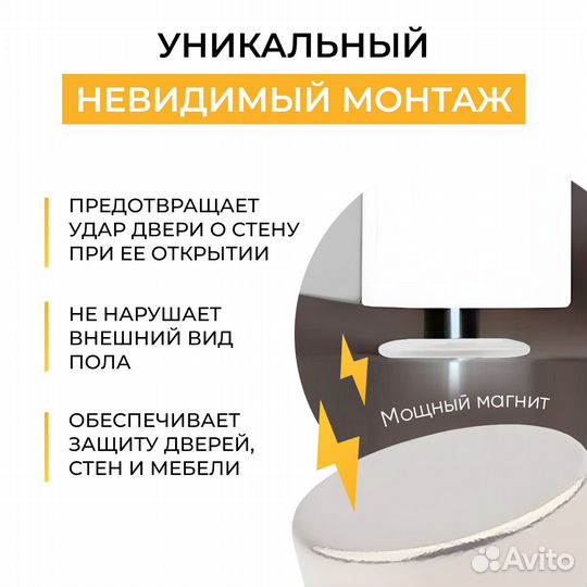 Ограничитель для двери скрытый