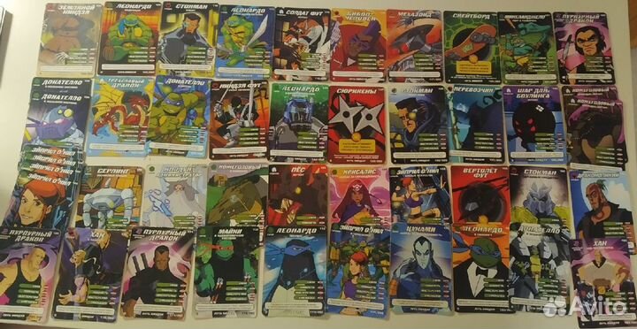 Карточки черепашки ниндзя обычные