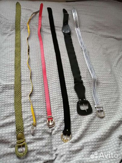 Ремни женские разные