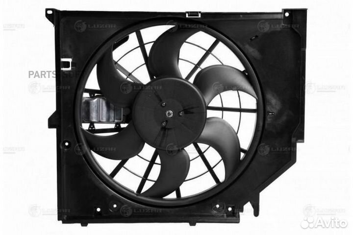 Вентилятор двигателя BMW 3 (E46) (98) (с кожухом и