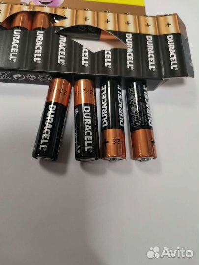 Батарейки пальчиковые Duracell аа
