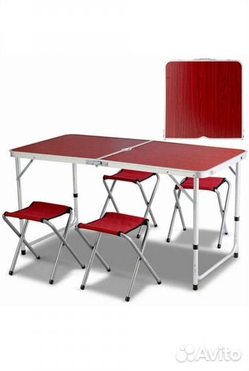Стол складной+4 стула