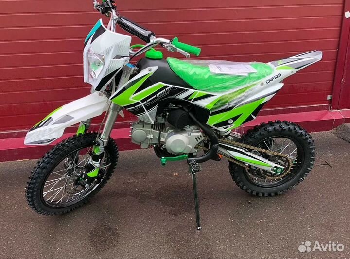 Мотоцикл racer RC-CRF125 start зеленый