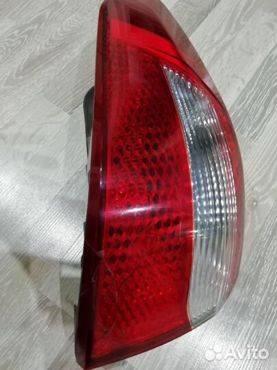 Задняя фара kia rio