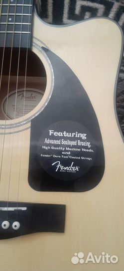 Акустическая гитара fender cd 60 + чехол