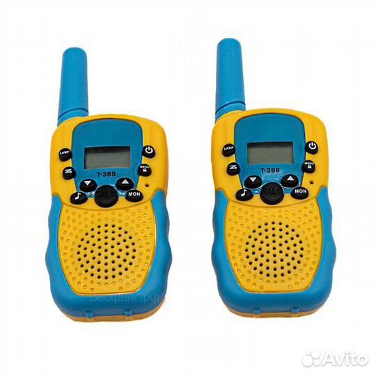 Рации T-388 комплект 2 шт, Цвет Желтый (T-388)