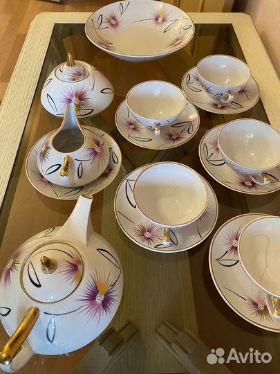 Чайный сервиз Sakta Астры Рига фарфор