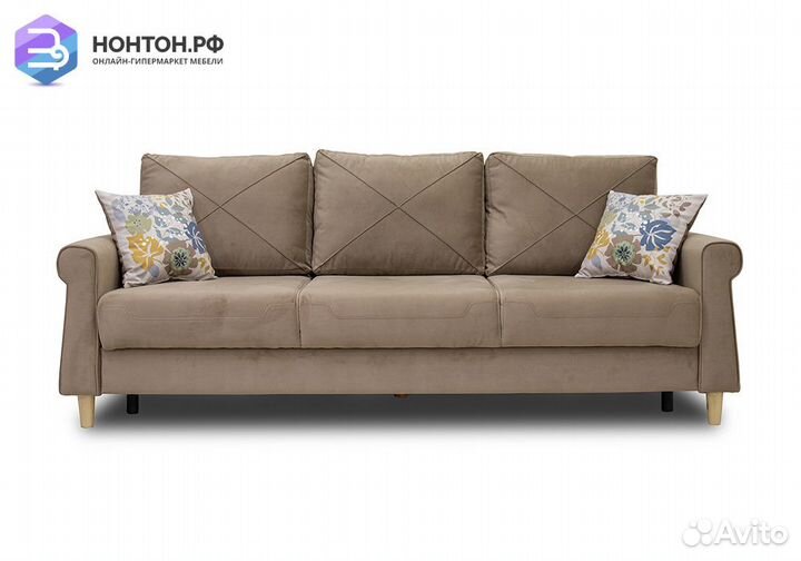 Диван тик-так Иветта светло-коричневый