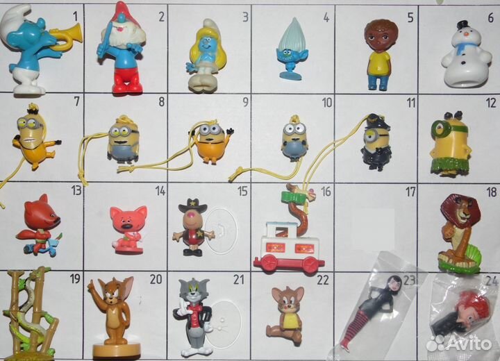 Киндеры из разных серий № 10