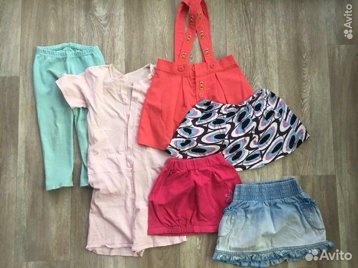 Одежда девочке пакетом 86-98
