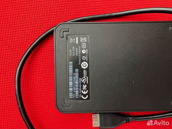 Переносной жёсткий диск 750gb