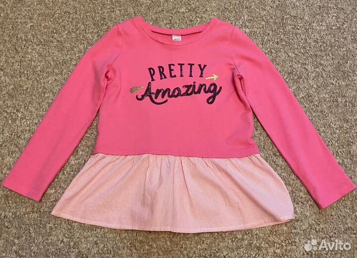 Туника/кофточка для девочки Carters р. 8 лет