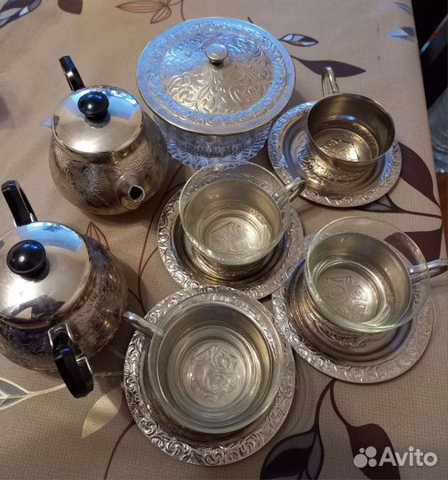 Мельхиоровый сервиз