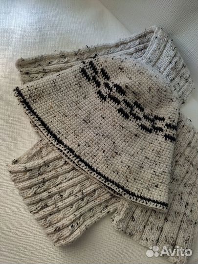 Весенняя шляпка с полями ручной работы