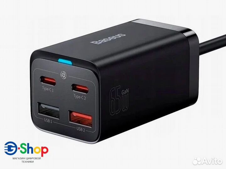 Настольное зарядное устройство Baseus GaN 100 Вт