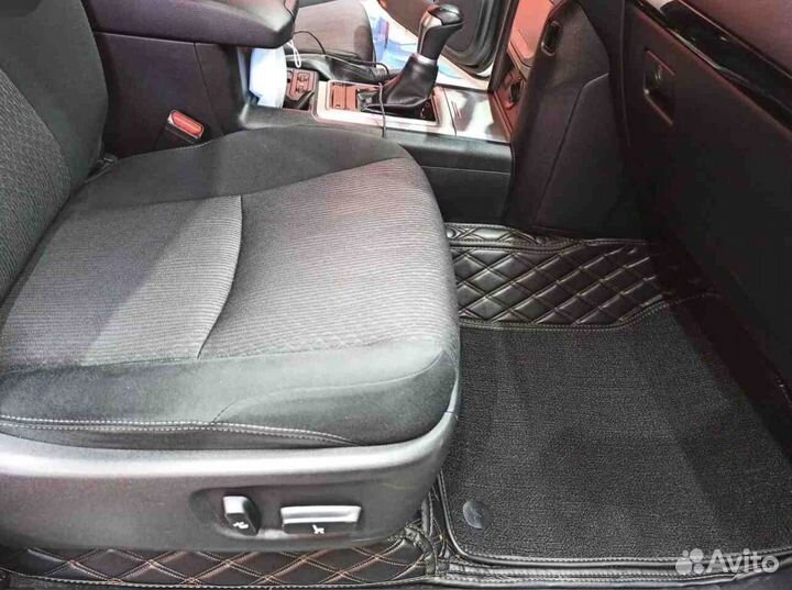 3D коврики из экокожи toyota LAN cruiser prado