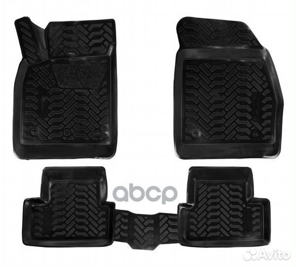 Ковры для Chevrolet Cruze (09), 4 шт., выс. бо