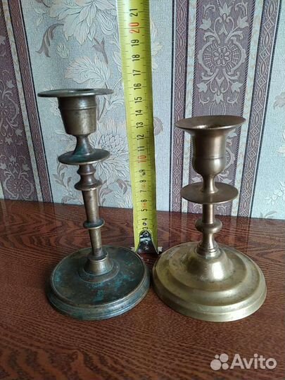 Подсвечник латунь на одну свечу