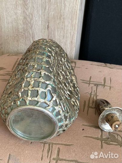 Бутыль старинная.Мельхиор. 1л