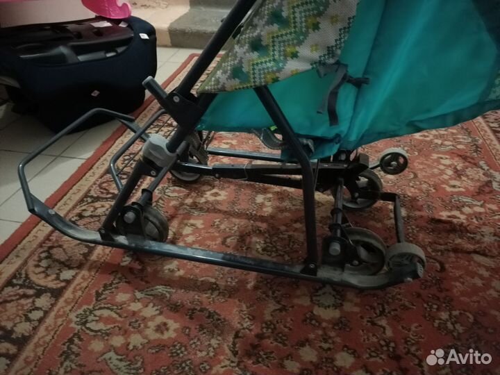 Детские санки коляска nika б/у