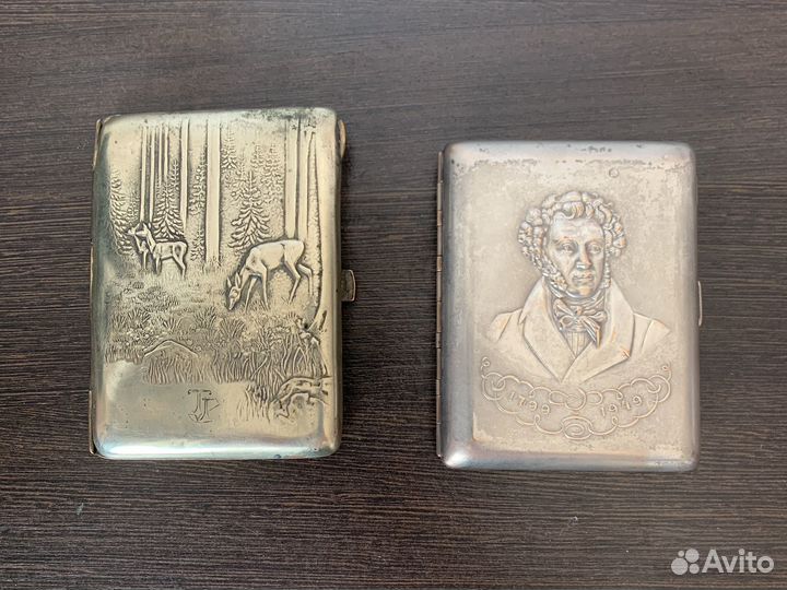 Портсигары старинные