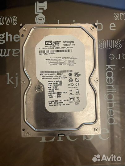 Жесткий диск HDD 160/320 GB