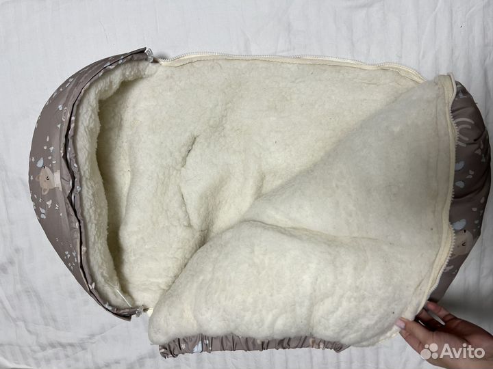 Конверт в коляску зимний