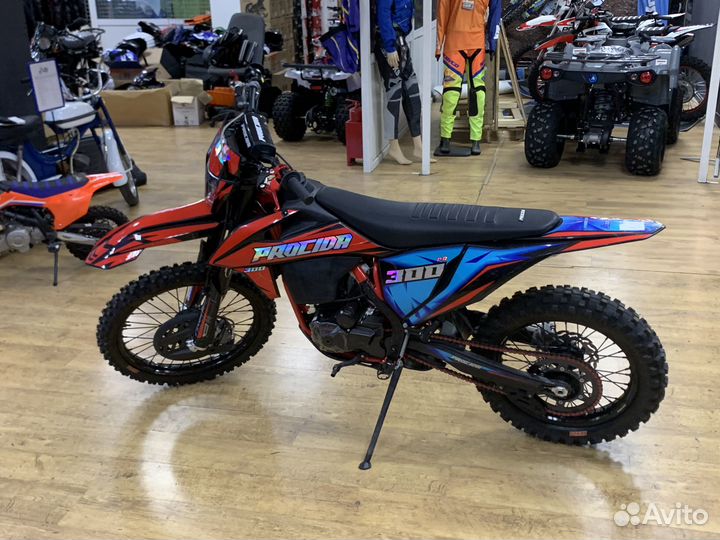 Мотоцикл procida K03 PR300 RED 2023 года, идеален для бездорожья