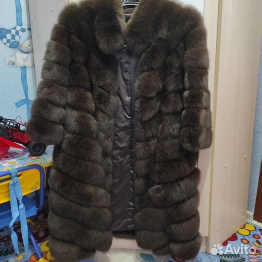 Шуба из песца