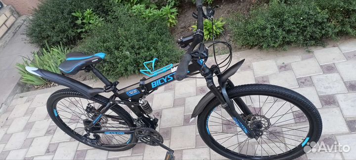 Двухподвесной складной велосипед на 26 колёсах