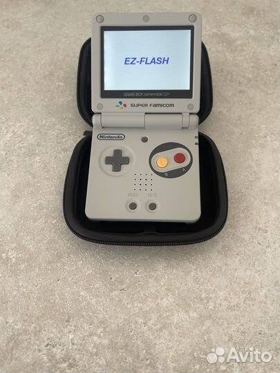 GameBoy Advance SP IPS Mod + EZ-Flash Omega