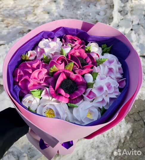 Зефирные букеты