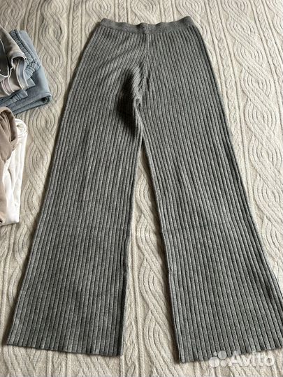 Трикотажные брюки теплые