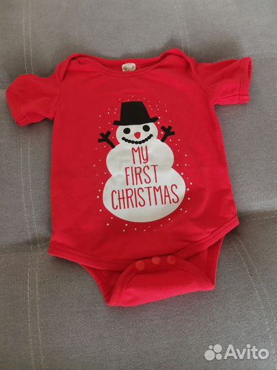 Новогодний боди 68р