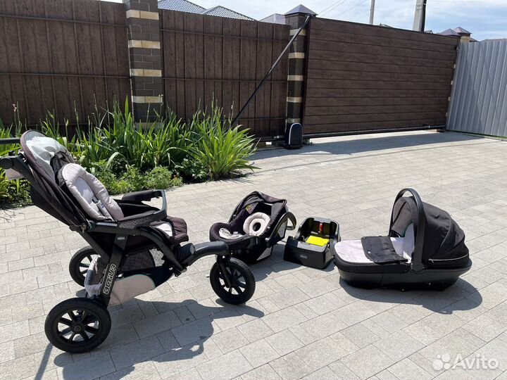 Коляска Chicco active 3 в 1 (2 в 1)