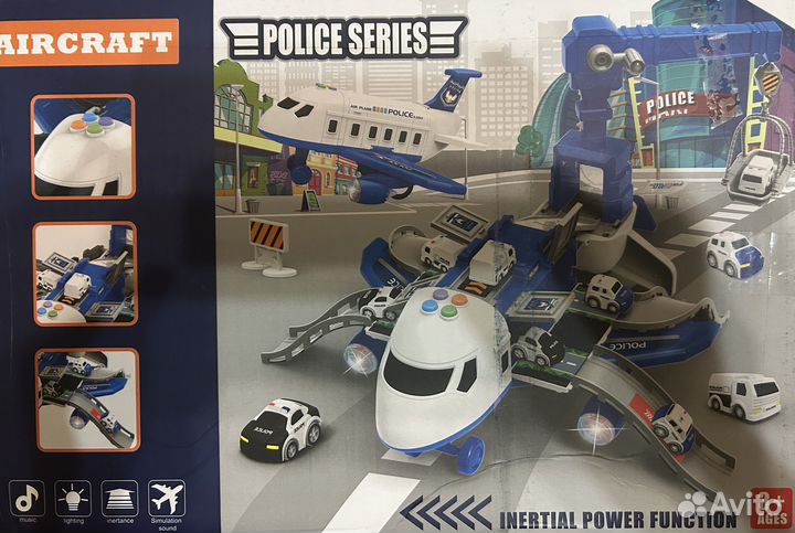 Грузовой самолет -парковка музыкальный