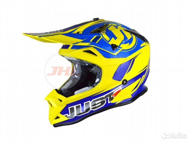 Мотошлем just1 J32 PRO (XL, Жёлтый)