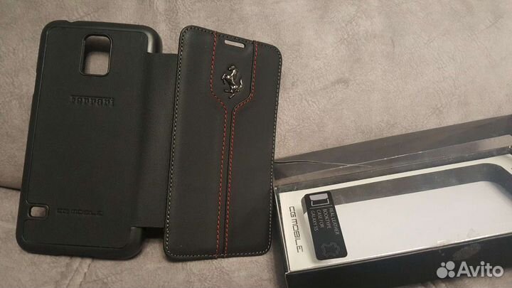 Чехол-книжка Ferrari на samsung Galaxy S5