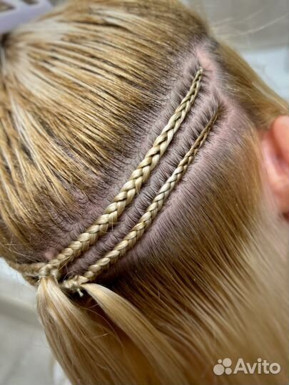 Голливудское и капсульное наращивание волос