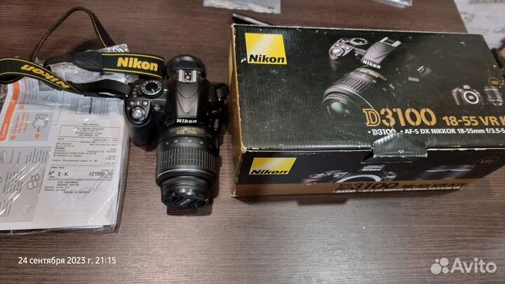 Зеркальный фотоаппарат Nikon D3100 18-55 VR Kit