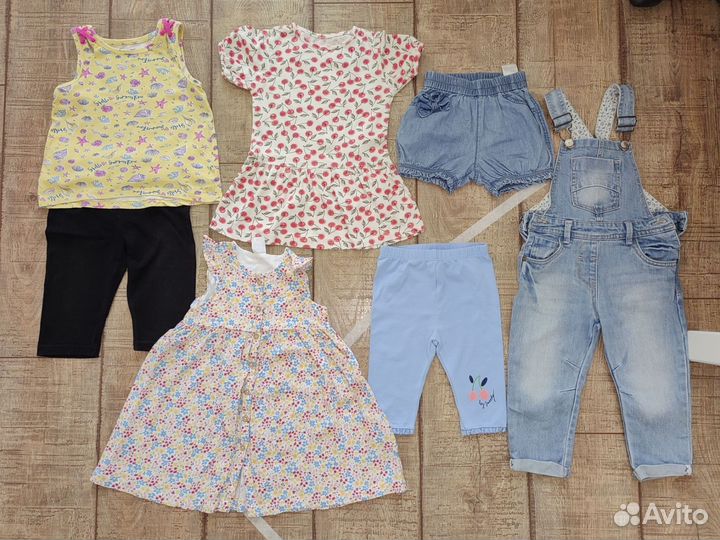 Пакет вещей на девочку 86 размер