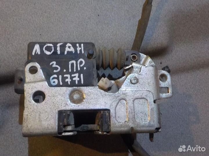 Замок двери задний правый renault logan