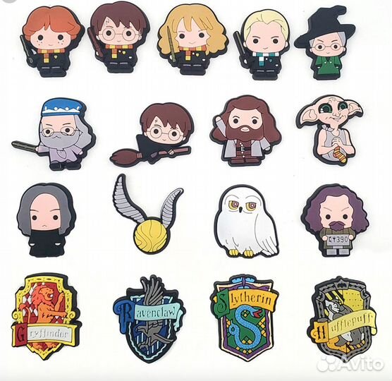 Джиббитсы для крокс Crocs Гарри Поттер