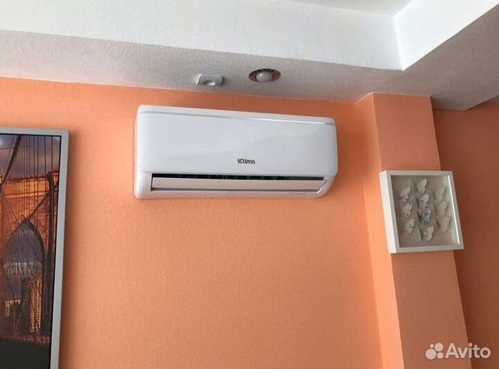 Сплит система с установкой