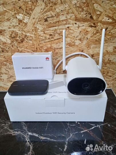 Видеонаблюдение, комплект с камерой 3м/п