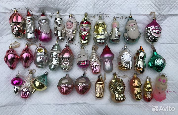 Елочные игрушки СССР